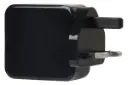 نمای  دوشاخه شارژر دیواری جی بی کیو مشکی مدل-JBQ HC-12F2