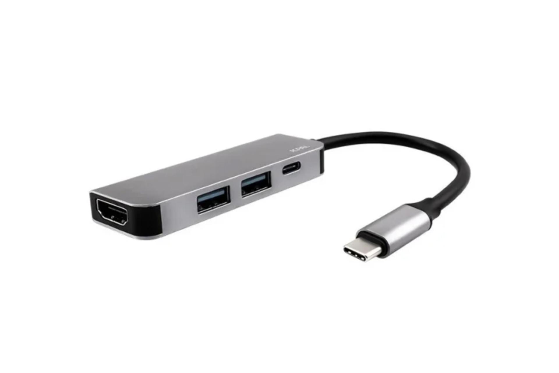 کانکتور هاب USB هاب USB-C جی سی پال 4 پورت مدل JCP6189