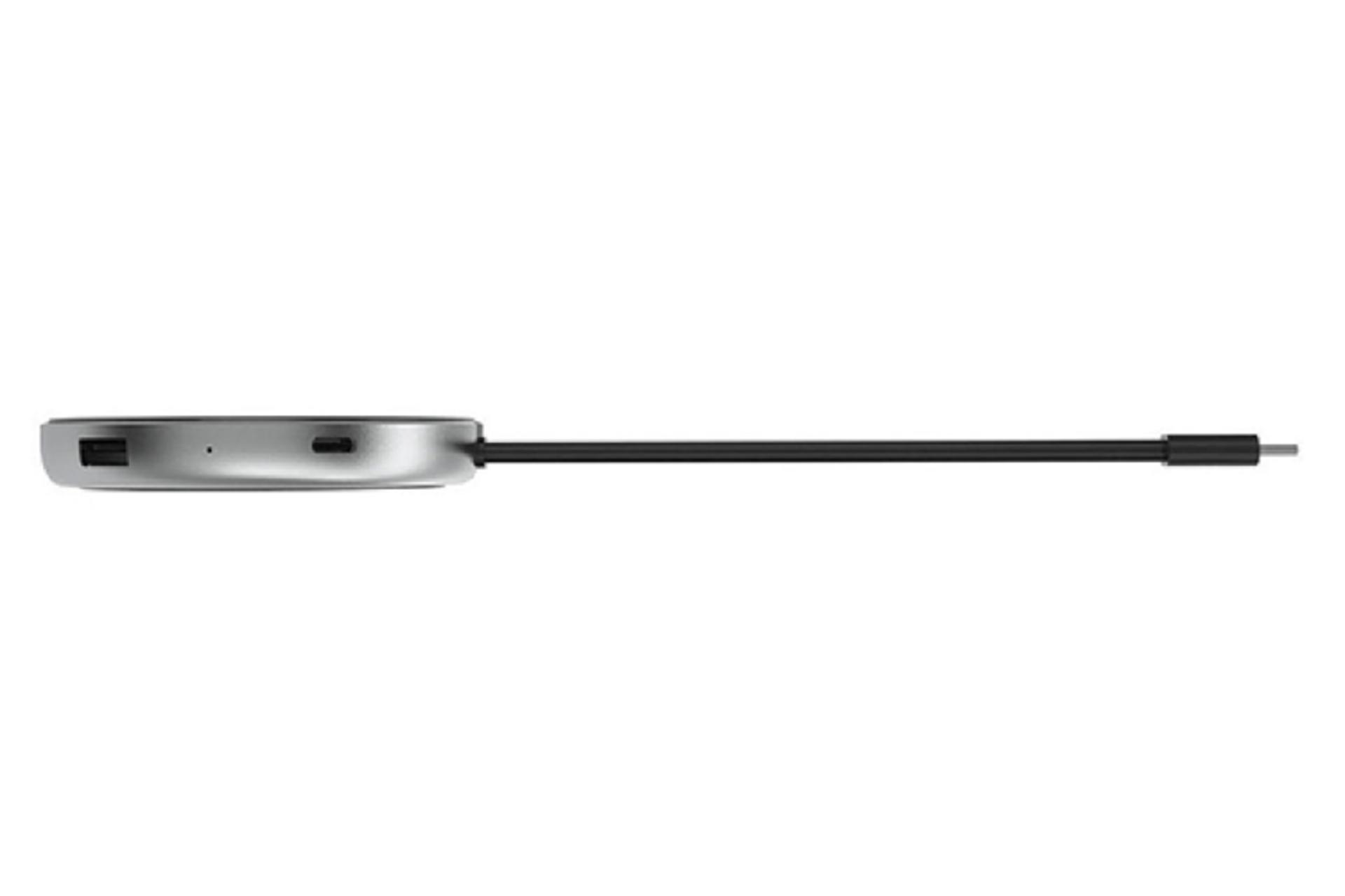 نمای کنار هاب USB هاب USB-C جی سی پال 5 پورت مدل JCP6224
