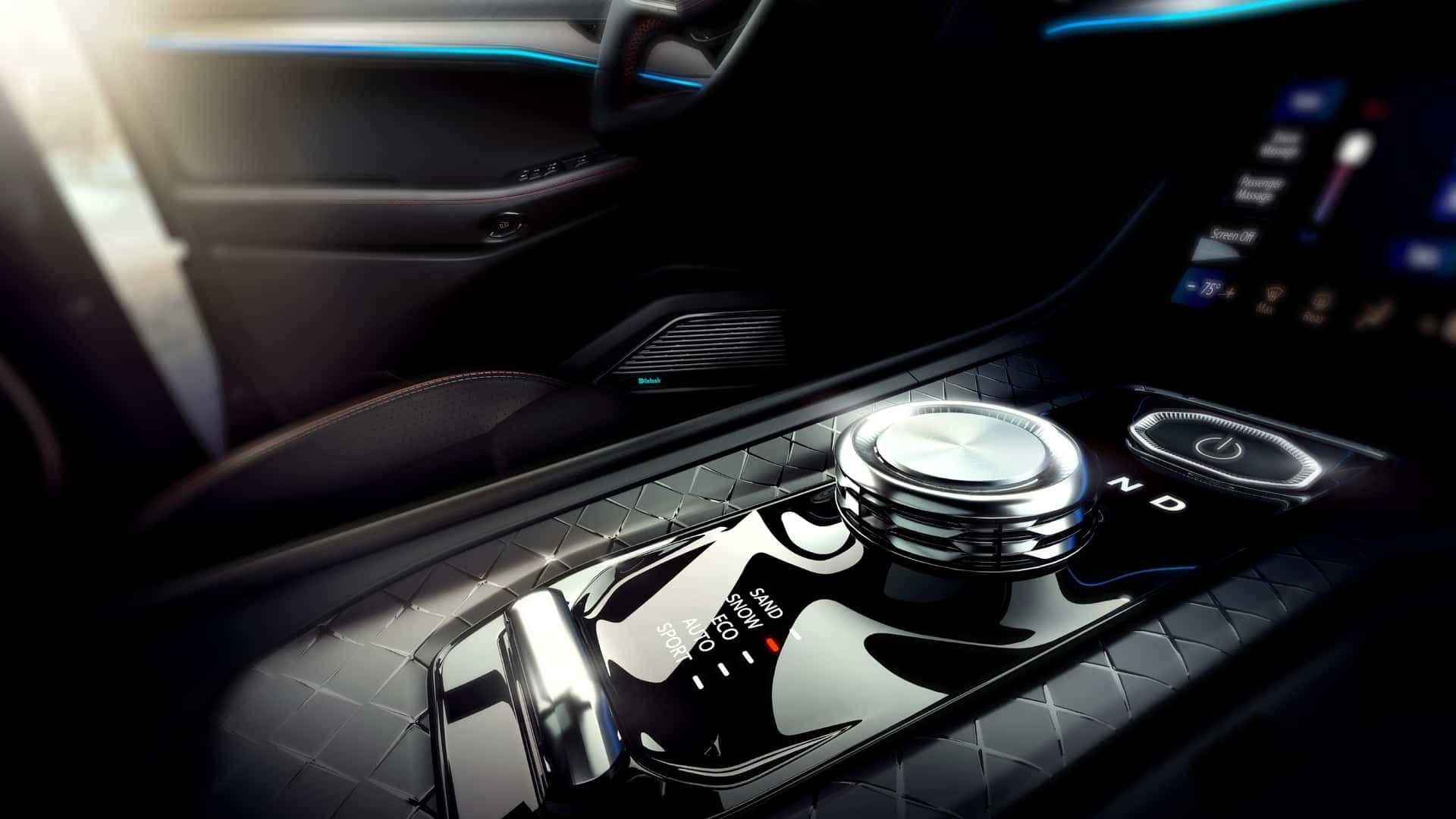 انتخاب‌گر حالت رانندگی در خودروی جیپ واگونیر S مدل ۲۰۲۵