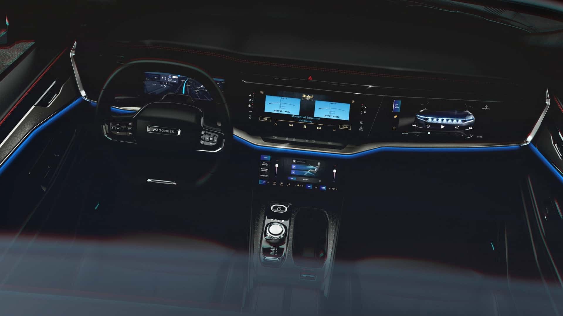 کابین خودروی جیپ واگونیر S مدل ۲۰۲۵
