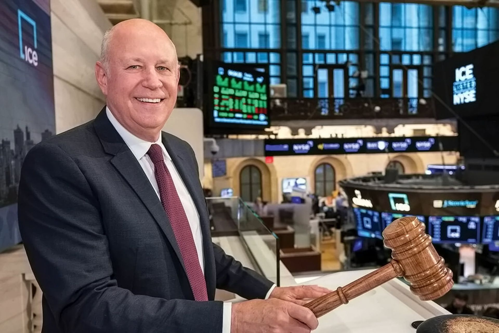 جفری اسپریچر مدیرعامل هلدینگ بورس نیویورک