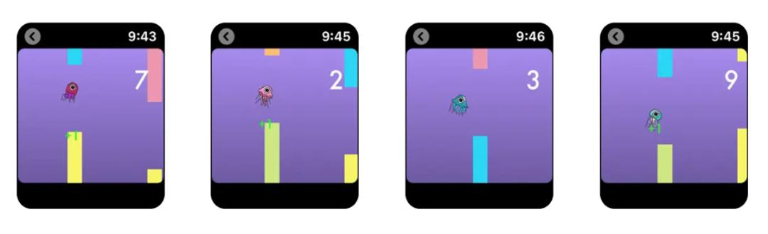بازی Jellyfish Tap برای اپل واچ