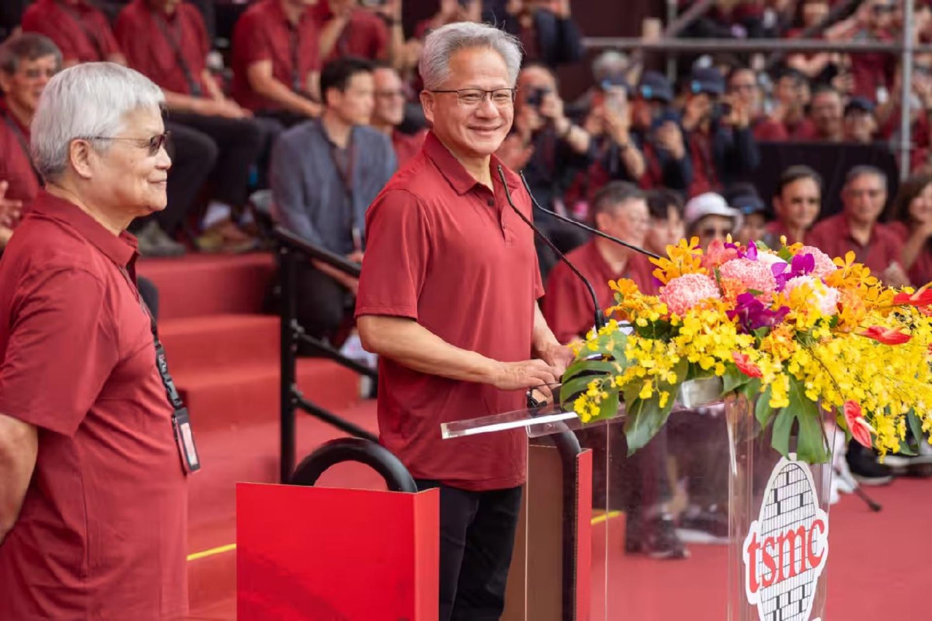 جنسن هوانگ در تایوان