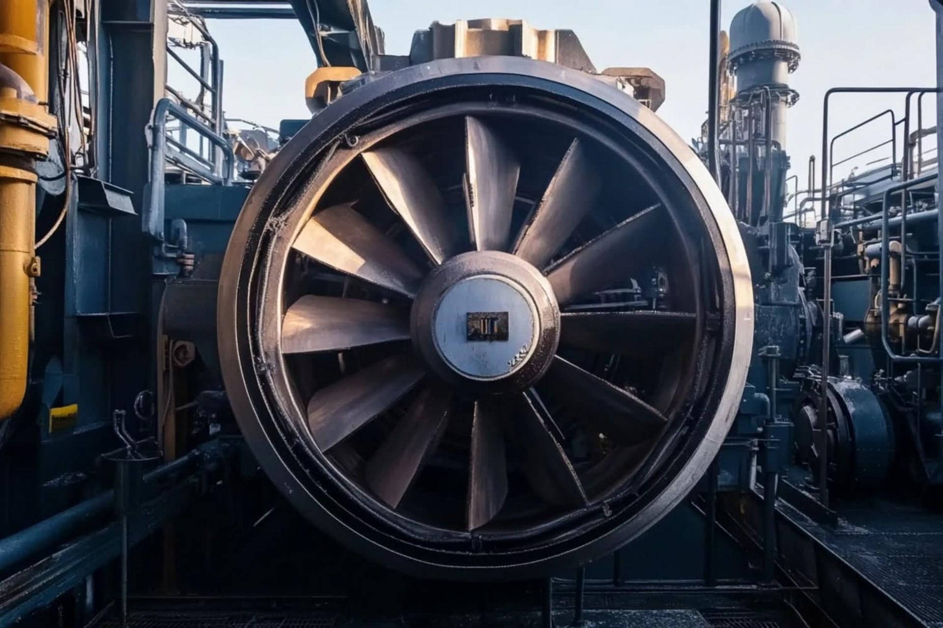 موتور جت از روبرو