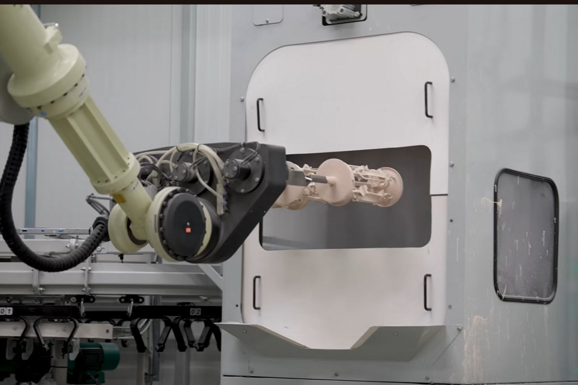 فرایند ساخت قالب تیغه توربین مرحله تقویت روکش قالب 