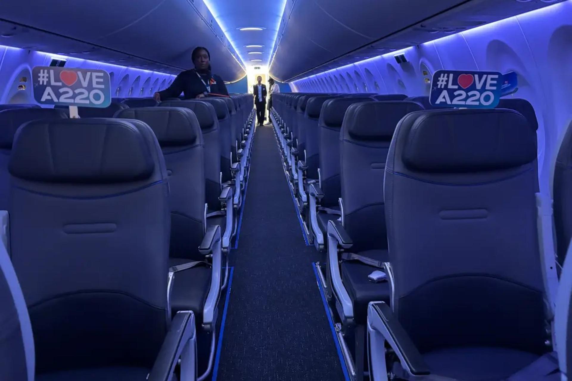 هواپیمای جت ایرباس A200 شرکت JetBlue