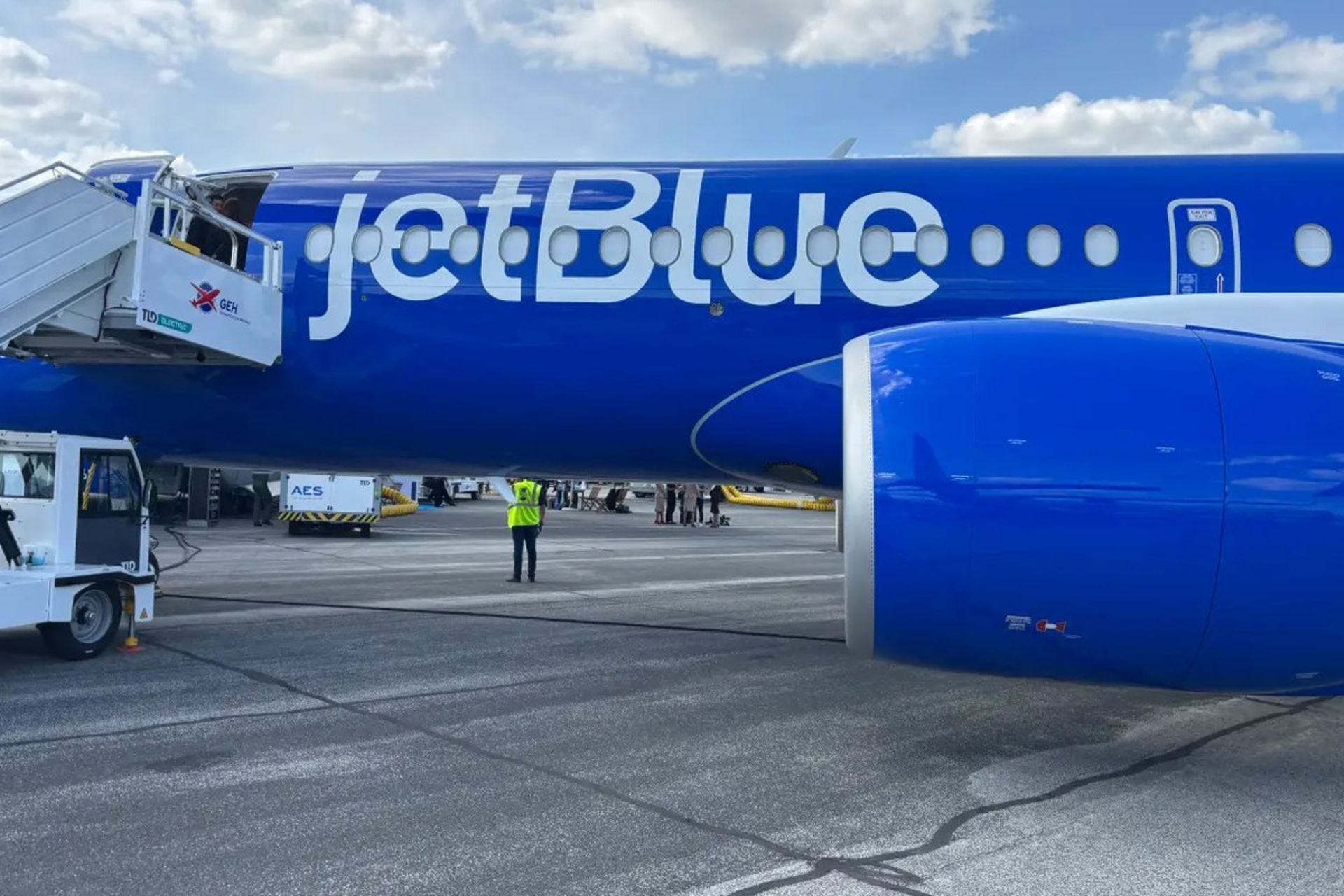 هواپیمای جت ایرباس A200 شرکت JetBlue
