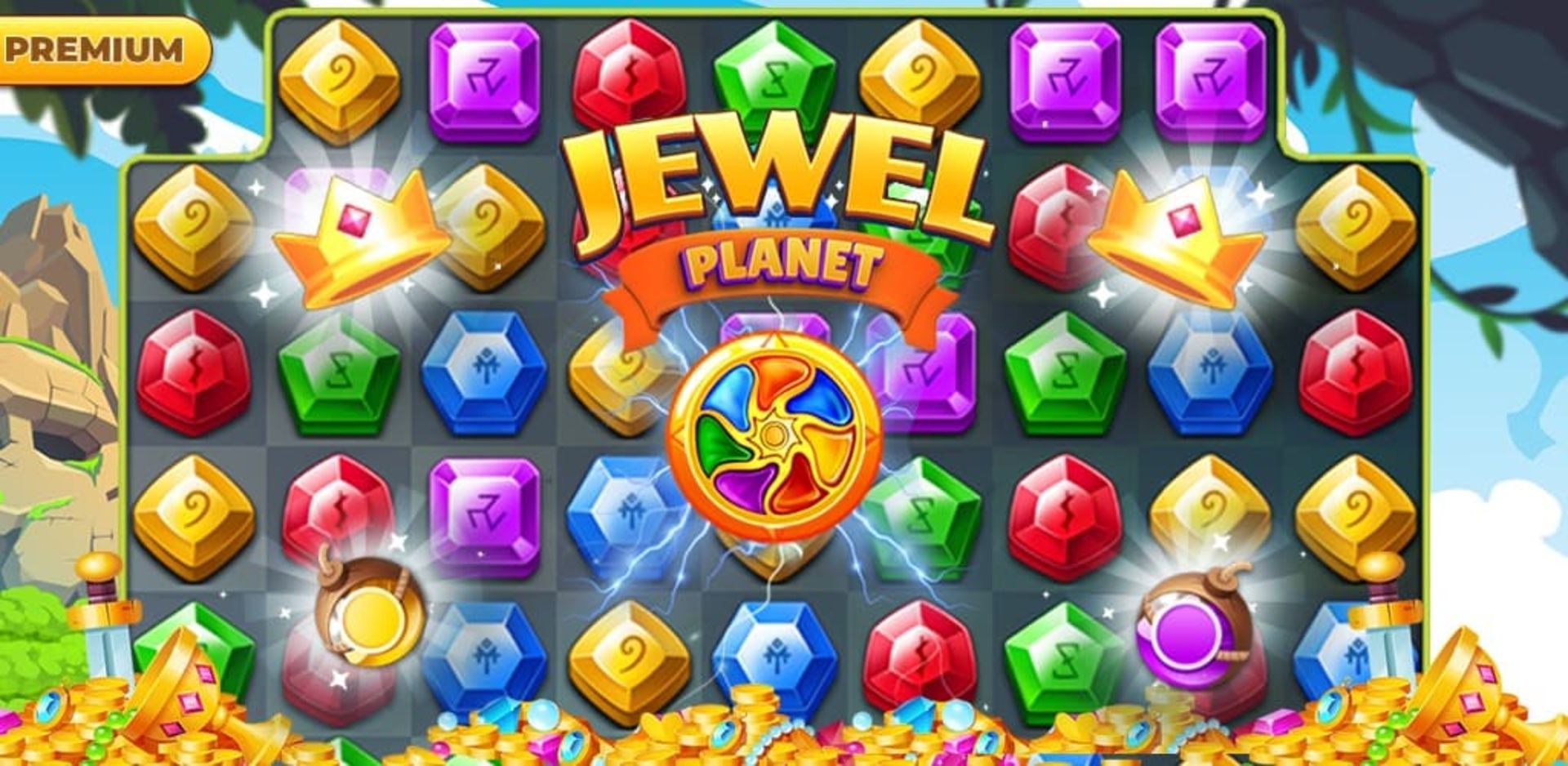 بازی Jewels Planet Match 3 Gems