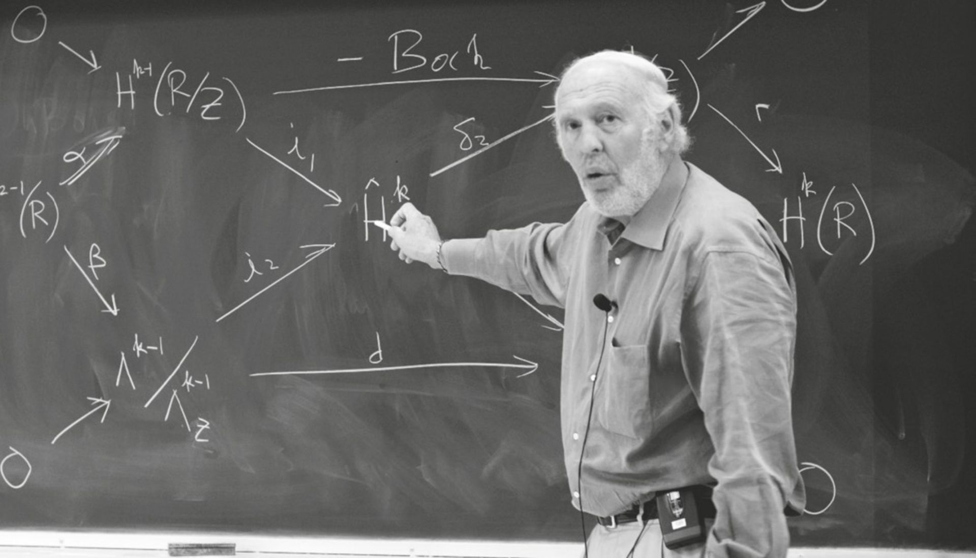 Jim Simons teaching math