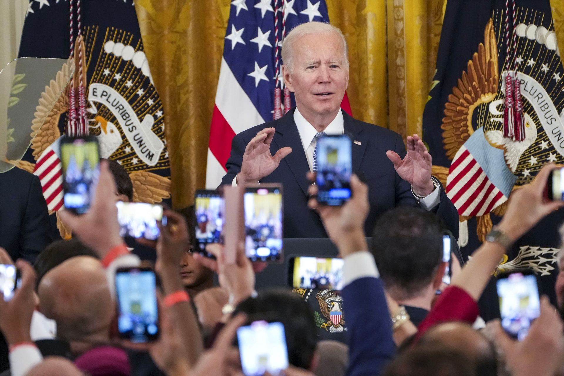 مصاحبه جو بایدن Joe Biden رئیس جمهور آمریکا با رسانه ها