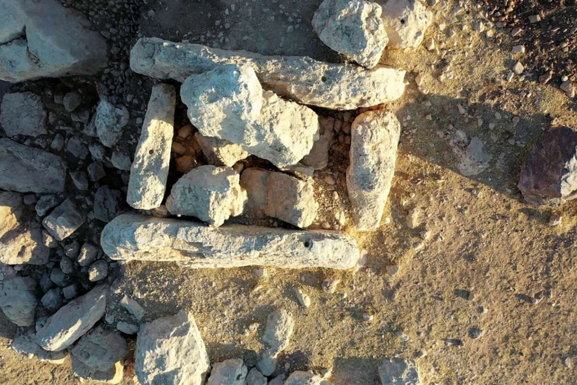 یک دولمن یافت شده در موریغات در اردن