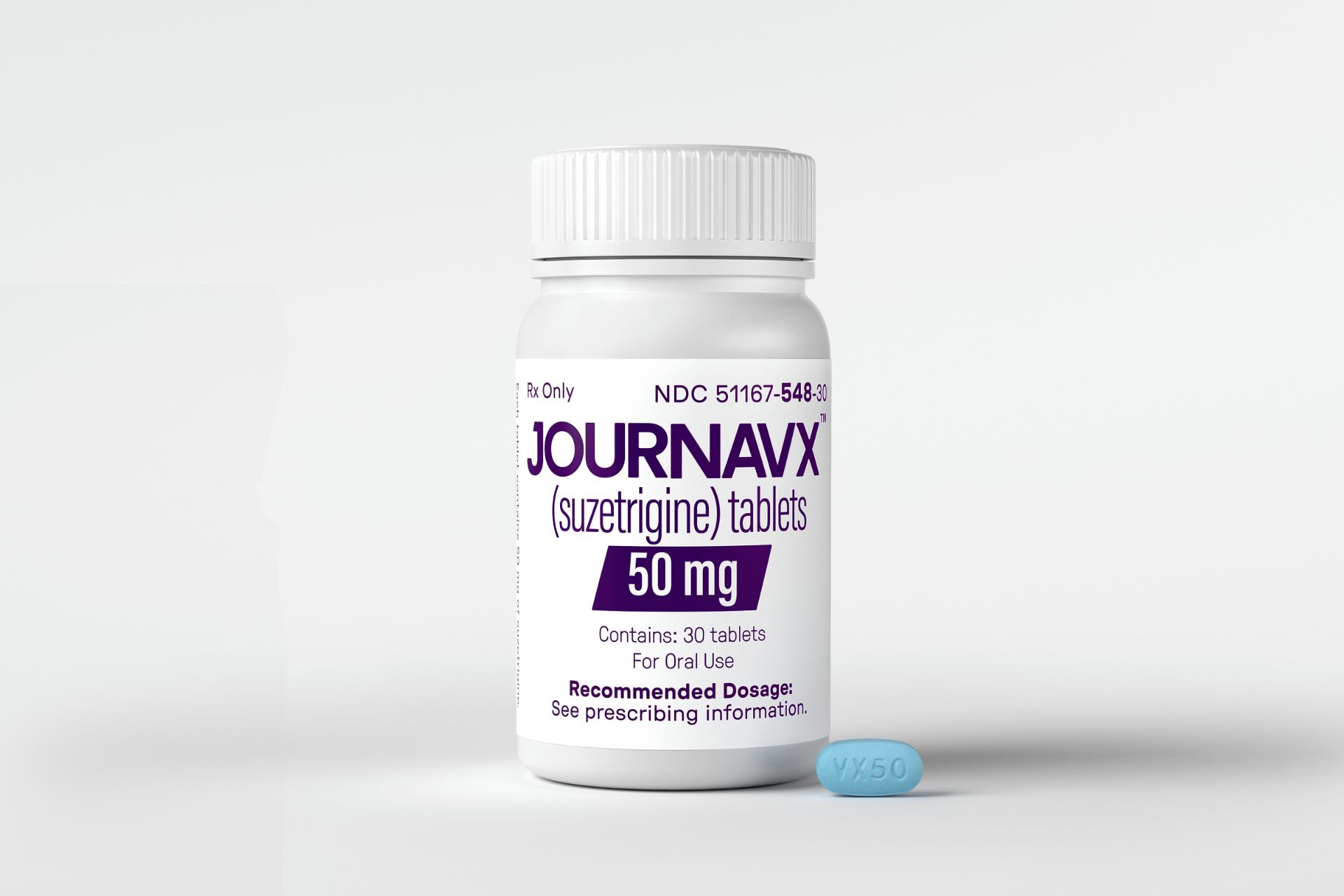 قوطی داروی خوراکی غیرافیونی جورناوکس در پس‌زمینه سفید