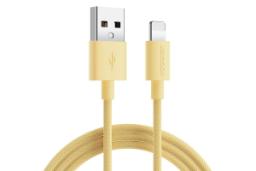 کانکتور و اتصال کابل شارژ USB جوی روم Type-A به Lightning مدل JR-M13