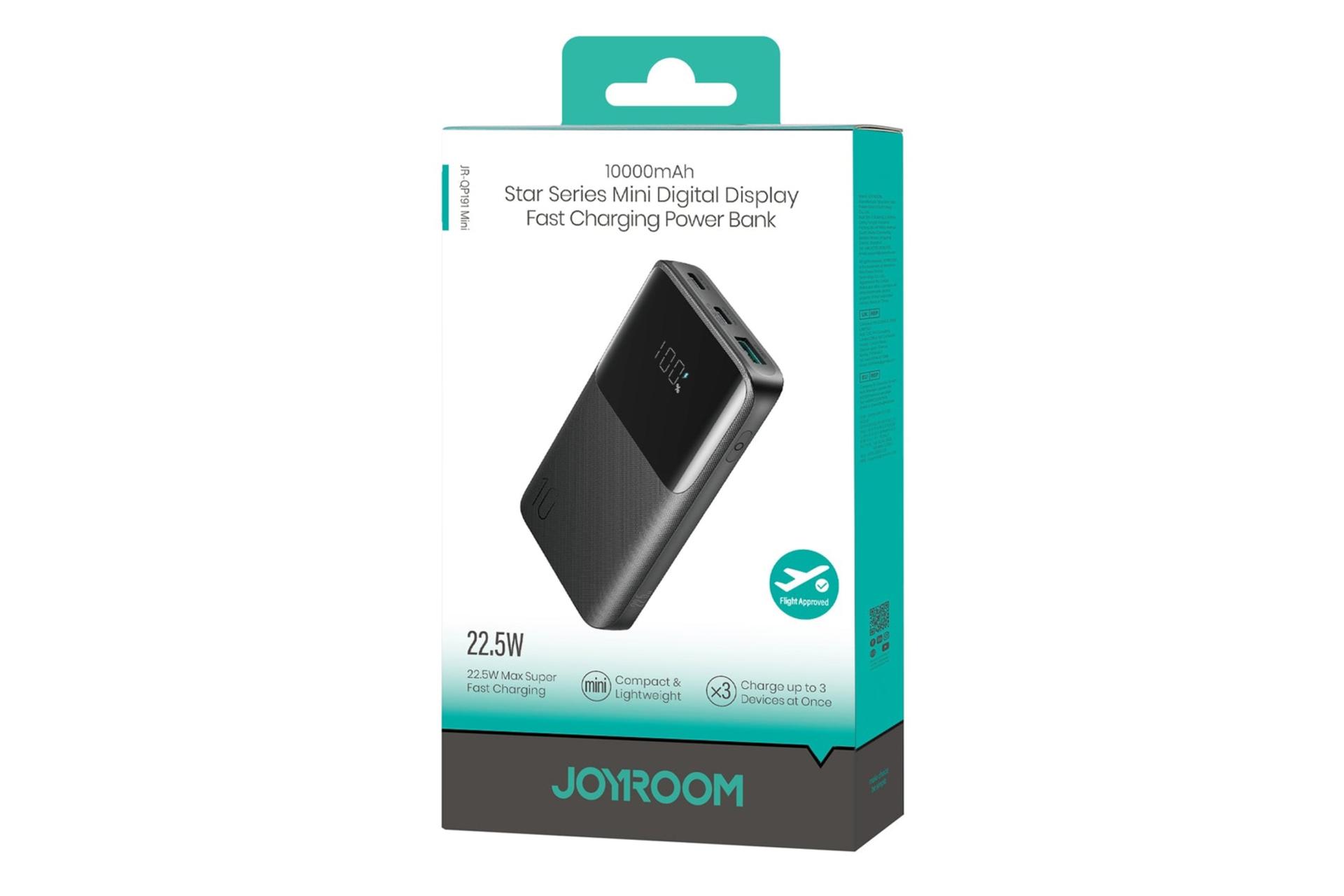 جعبه پاور بانک جوی روم Joyroom JR-QP191 Mini 10000mAh