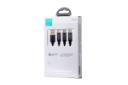 جعبه کابل شارژ USB جوی روم Type-A به Type-C+Micro-USB+Lightning مدل S-1T3015A5 با طول 1.2 متر