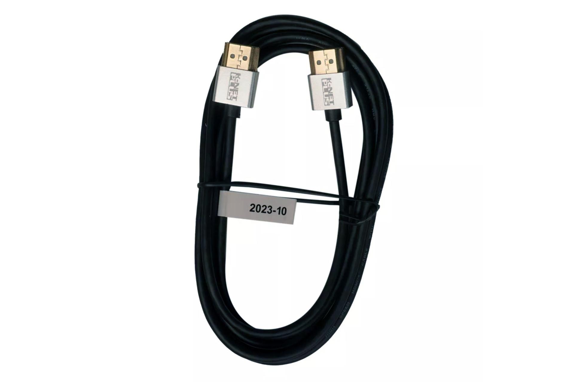 کابل HDMI کی نت پلاس K-Net Plus KP-CH20S18 HDMI 2.0 4K 60Hz 1.8M از نمای بالا