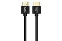 کابل HDMI نسخه 2.0 کی نت پلاس K-Net Plus Super Slim KP-HC176 4K 60Hz با طول 1.8 متر مشکی