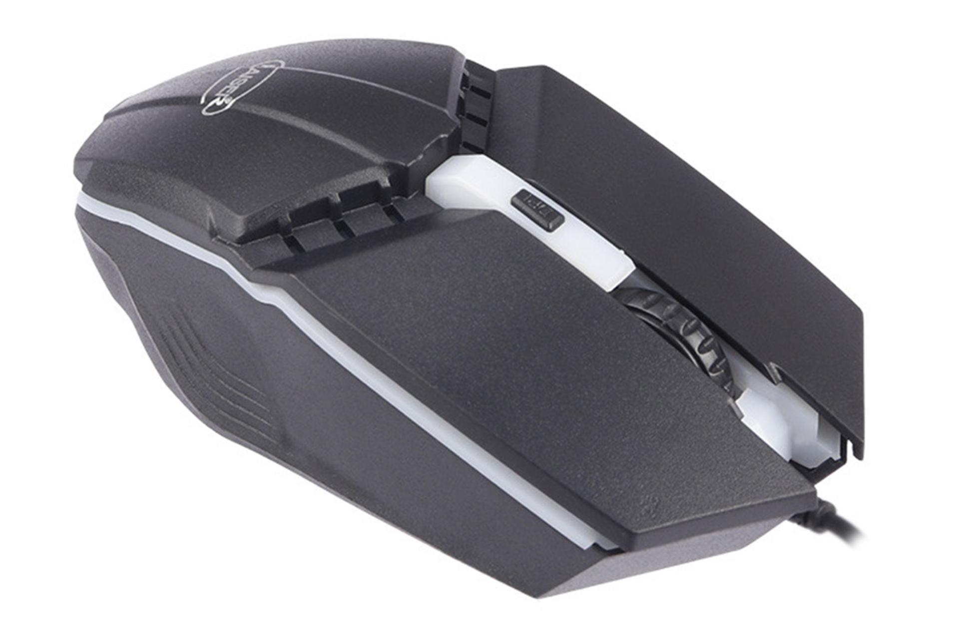نمای راست ماوس کایزر KAISER K-G104 و محل اتصال کابل