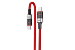 کابل شارژ USB کاکوسیگا Type-C به Type-C مدل KSC-696 با طول 1 متر