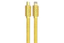 کابل شارژ USB کاکوسیگا Type-C به Lightning مدل KSC-801 با طول 1.2 متر رنگ طلایی