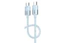 کانکتور و اتصال کابل شارژ USB کاکوسیگا Type-C به Type-C مدل KSC-985 با طول 1.2 متر