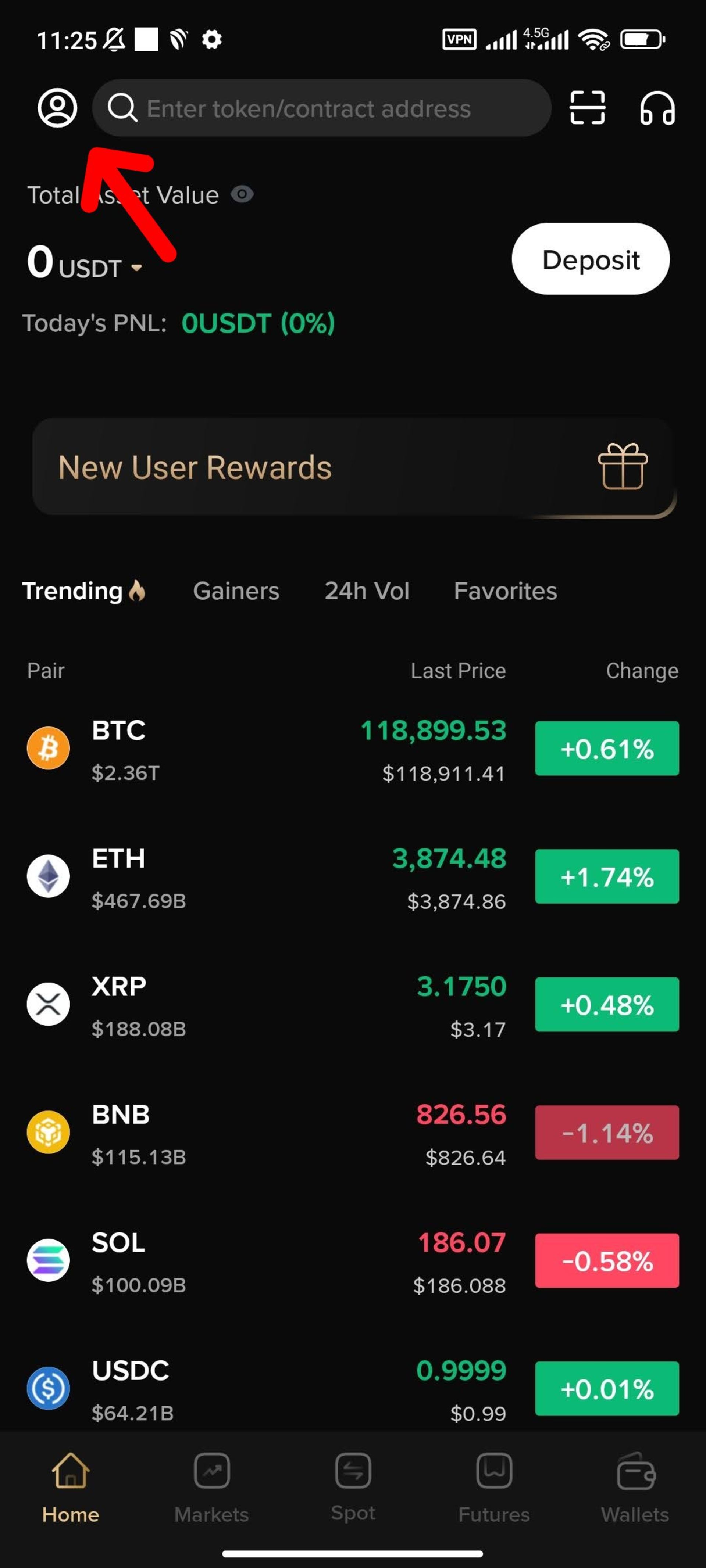 صفحه اصلی KYC صرافی KCEX