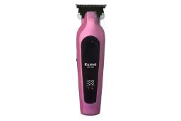ماشین اصلاح و ریش تراش کیمی Kemei KM-1590 نمای جلو رنگ صورتی