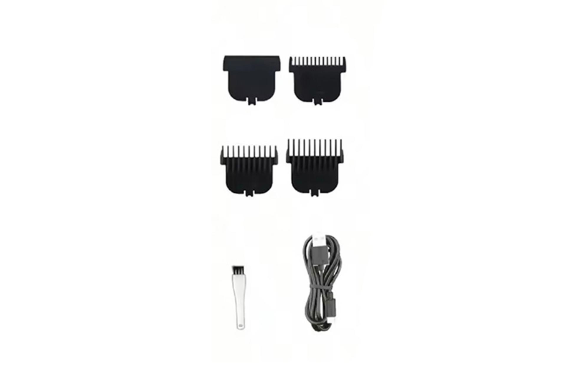 ماشین اصلاح کیمی Kemei KM-2282 نمای لوازم همراه