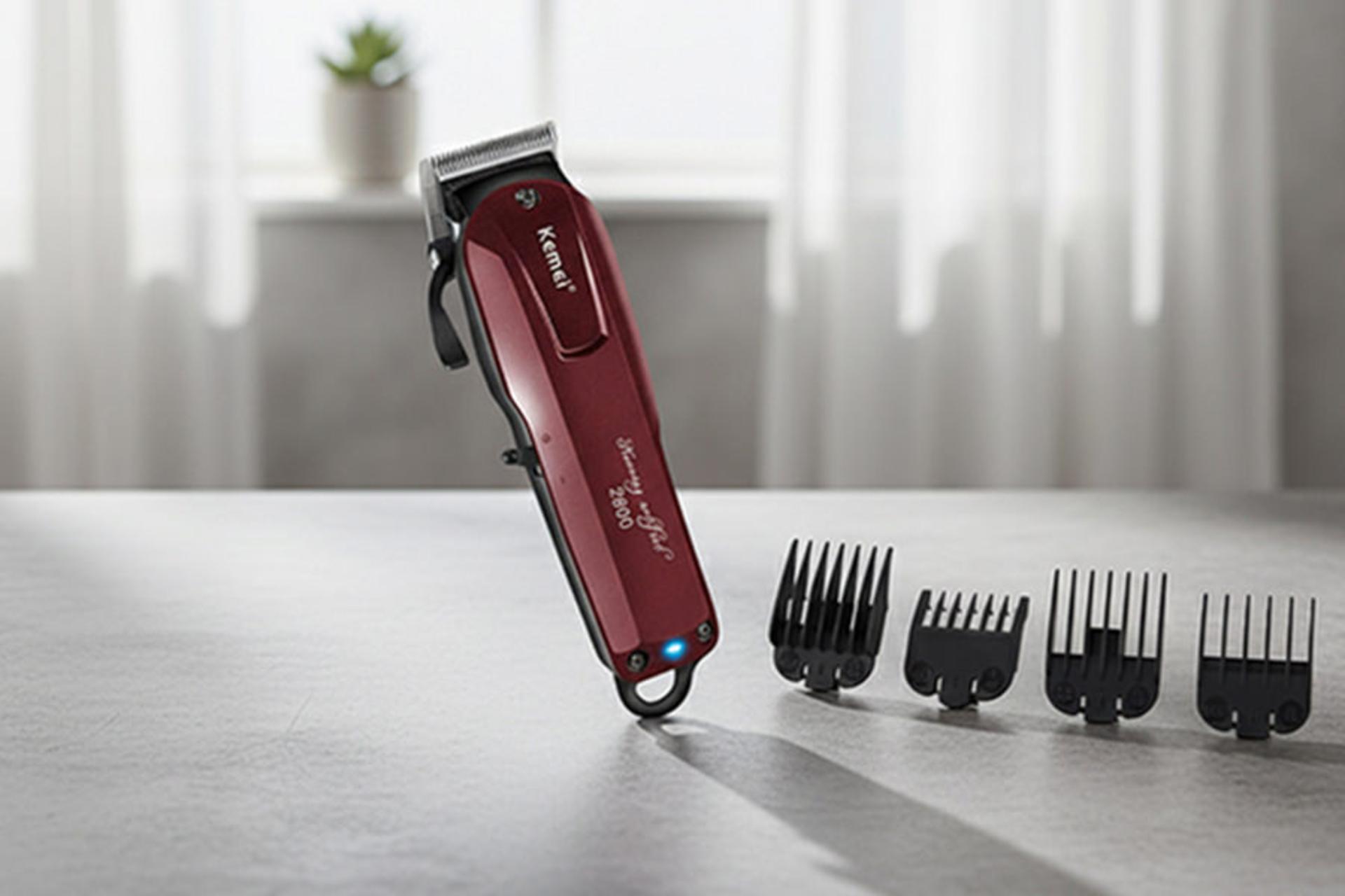 ماشین اصلاح کیمی Kemei KM-2600 به همراه شانه ها