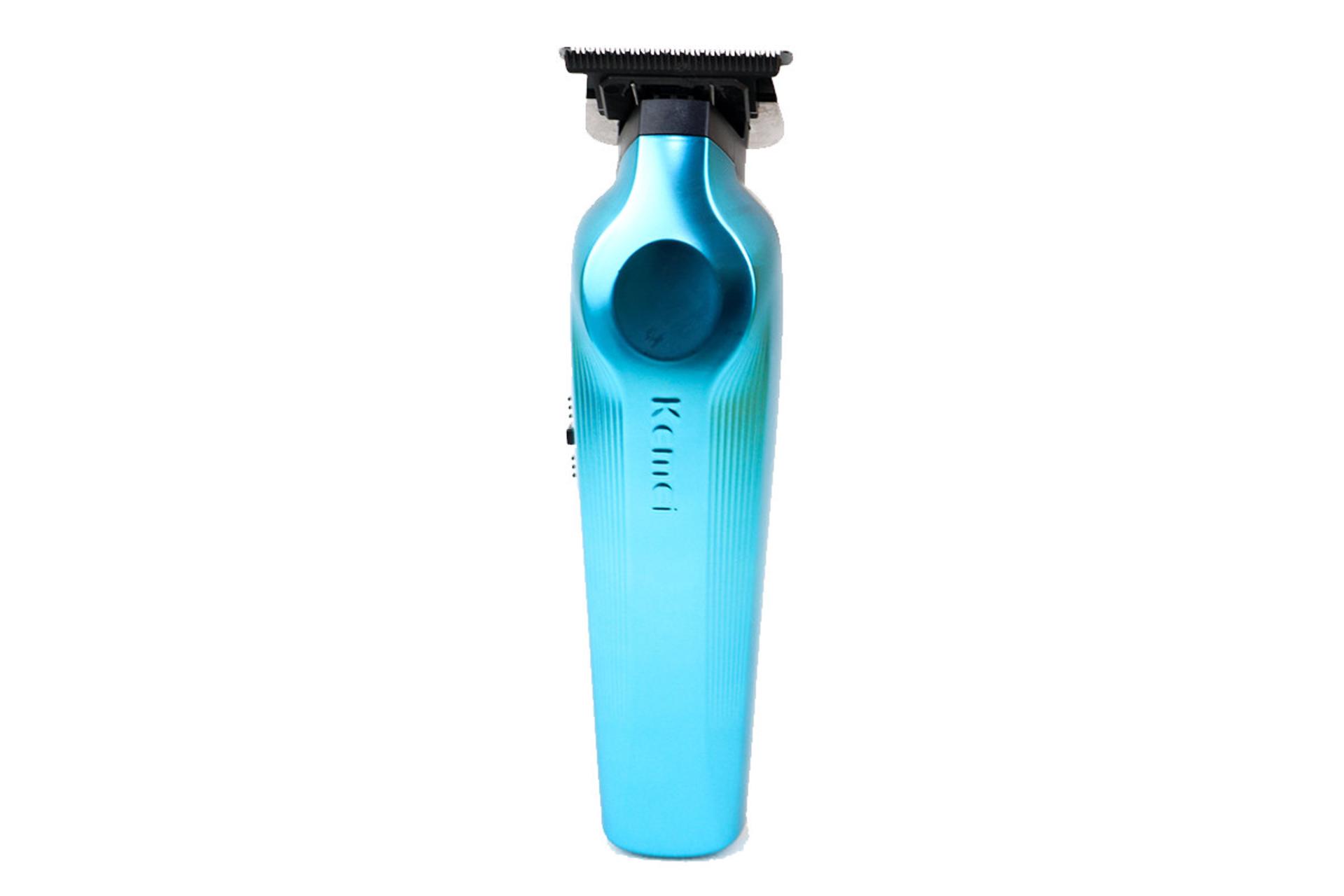 ماشین اصلاح و ریش تراش کیمی Kemei KM-264 نمای جلو رنگ آبی