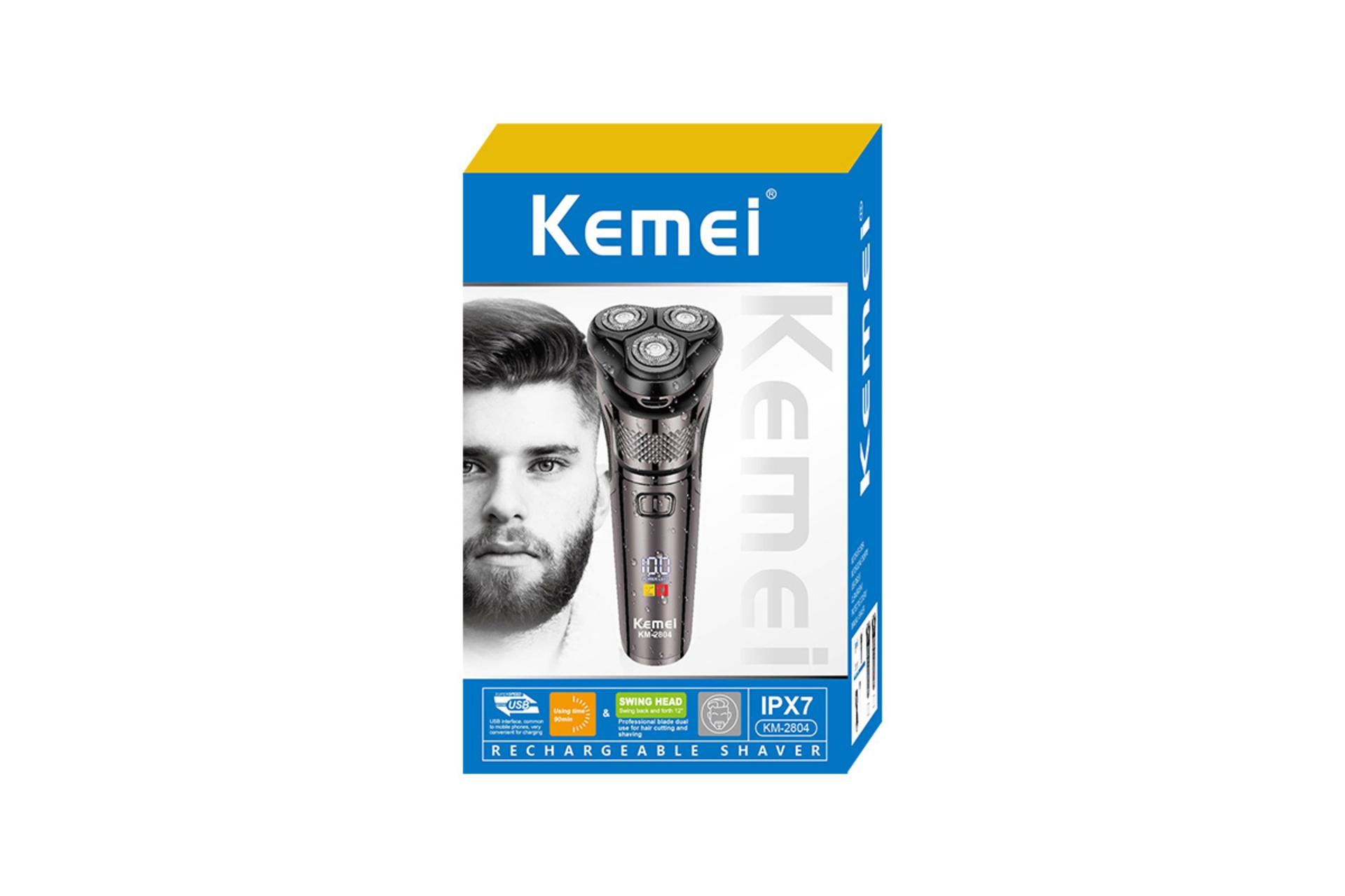 جعبه ماشین اصلاح و ریش تراش کیمی KM-2804