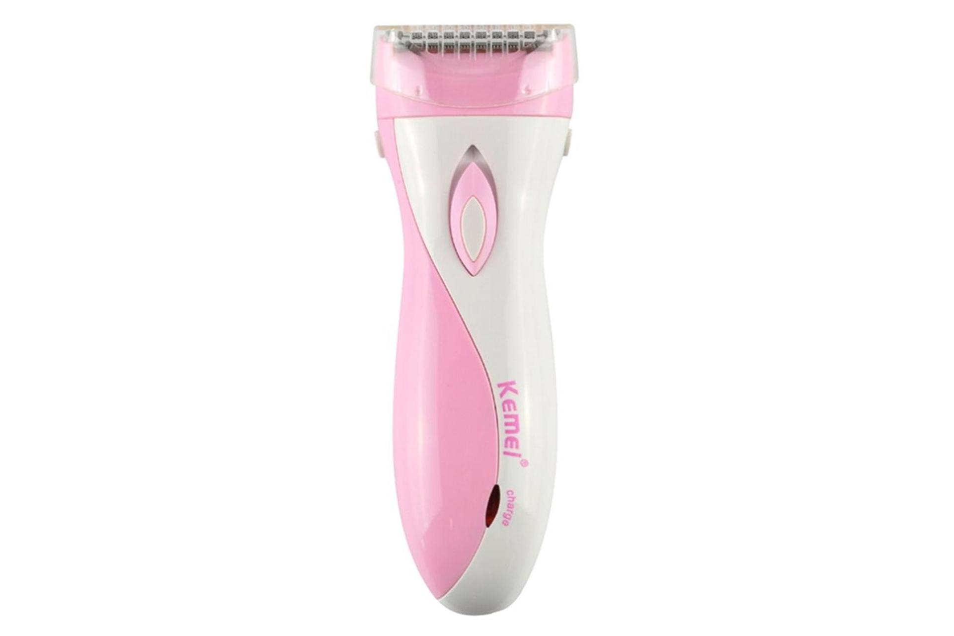 ماشین اصلاح و ریش تراش کیمی KM-3018 رنگ صورتی