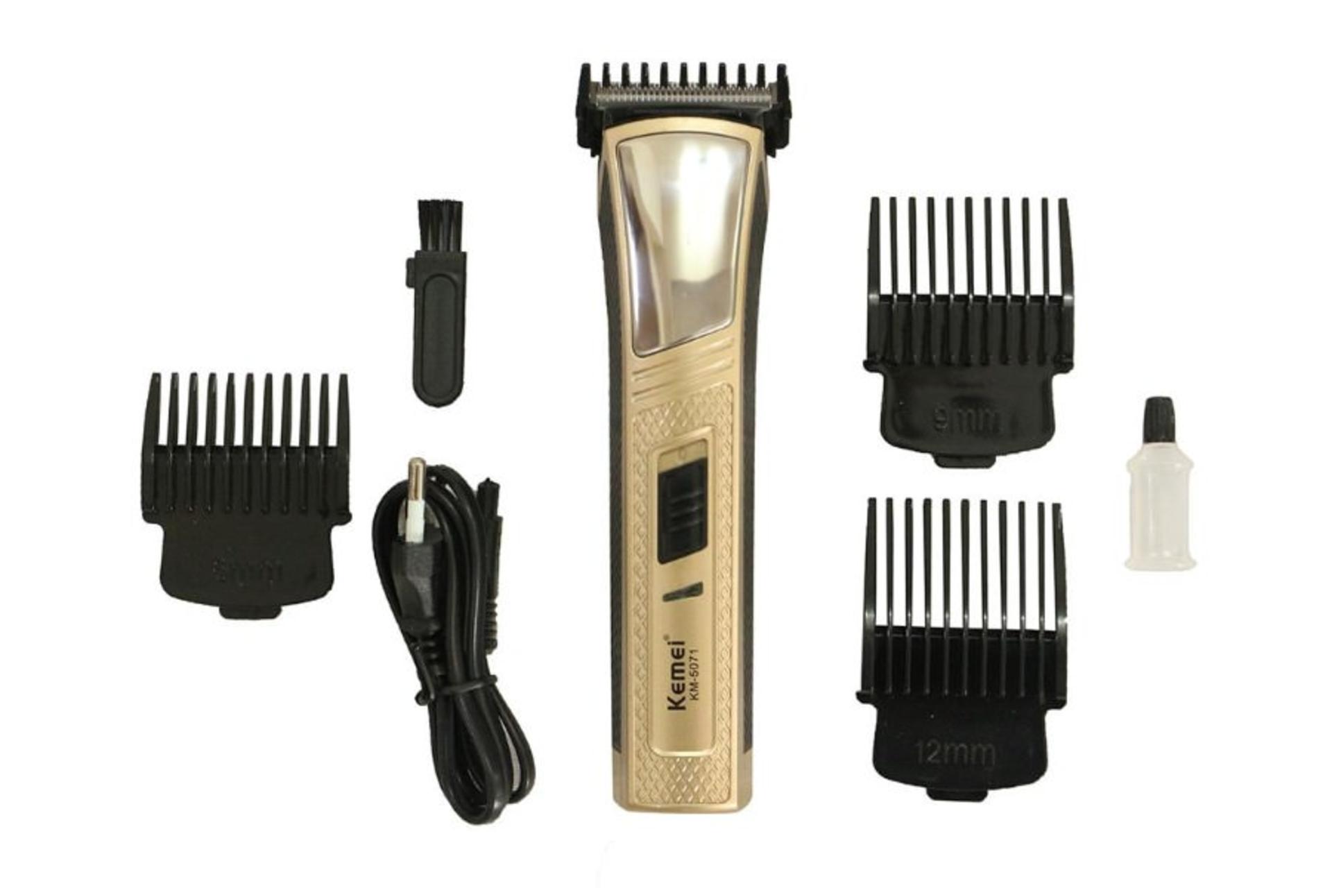 ماشین اصلاح کیمی Kemei KM-5071 به همراه لوازم همراه