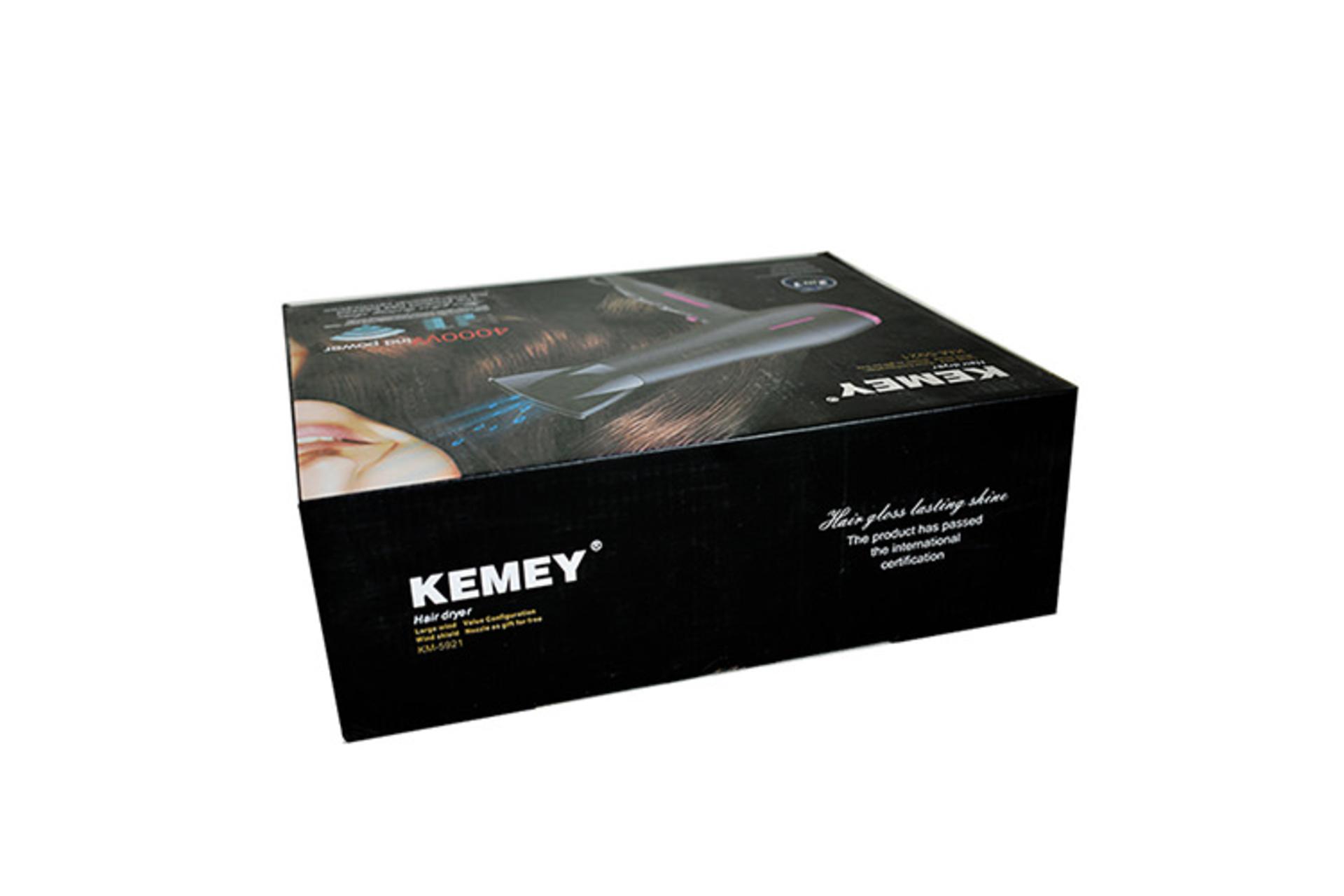 سشوار کیمی KEMEY KM-5921 نمای بسته بندی