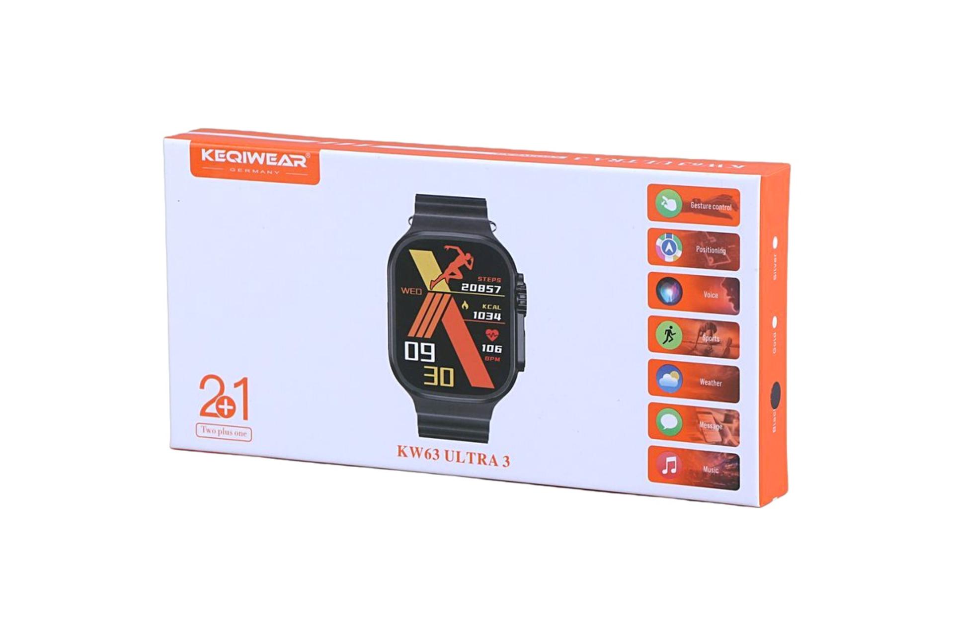 جعبه ساعت هوشمند کیکویر KEQIWEAR KW63 ULTRA3