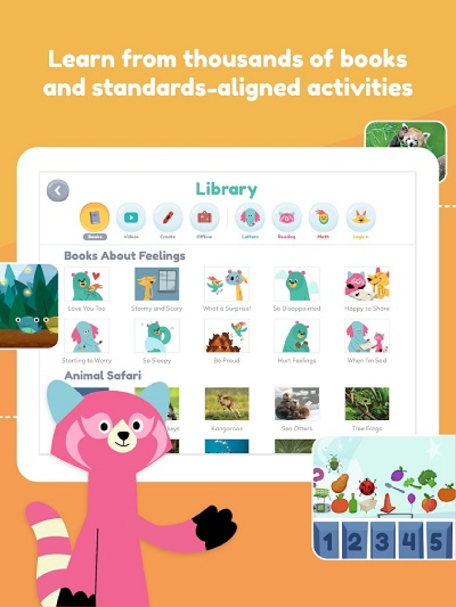 اپ آموزش کودک Khan Academy Kids