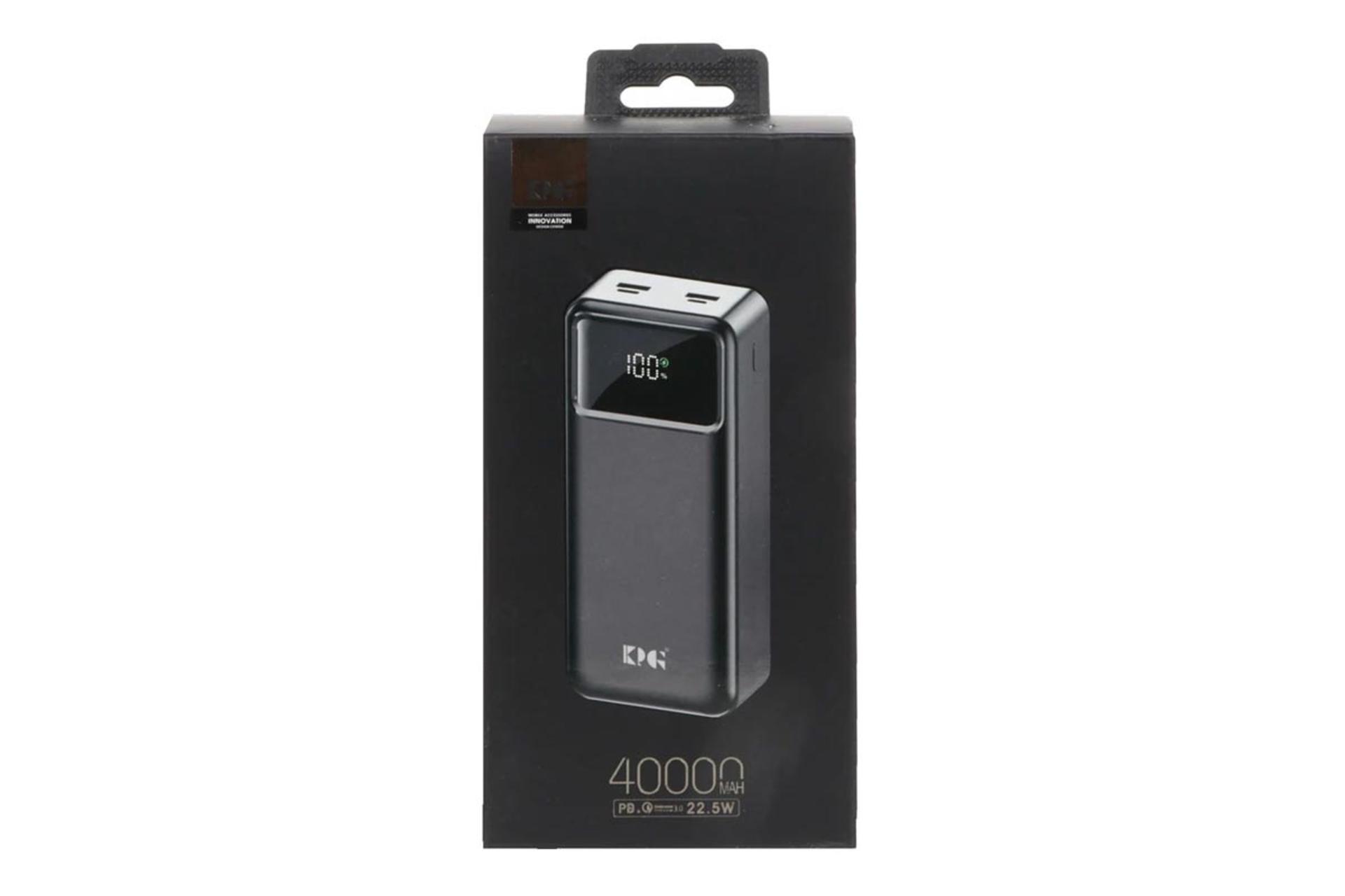 جعبه پاور بانک کینگ پاور KPG-402 با ظرفیت 40000 میلی‌آمپر ساعت