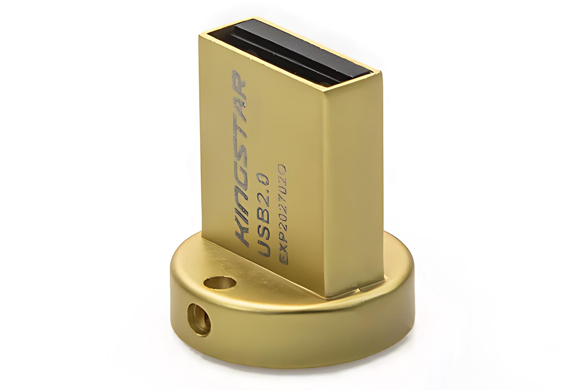 رنگ طلایی فلش مموری کینگ‌ استار Kingstar DiamondUSB KS240 32GB USB 2.0