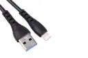 کانکتور و اتصال کابل شارژ USB کینگ استار Type-A به Lightning مدل K101i با طول 1.1 متر