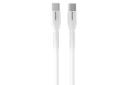 کابل شارژ USB کینگ استار Type-C به Type-C مدل K241C با طول 1.1 متر سفید