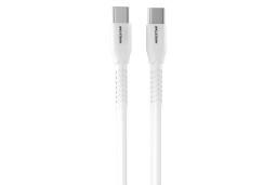 کابل شارژ USB کینگ استار Type-C به Type-C مدل K241C با طول 1.1 متر سفید