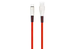 کابل شارژ USB کینگ استار Type-A به Type-C مدل K38 C با طول 1 متر قرمز
