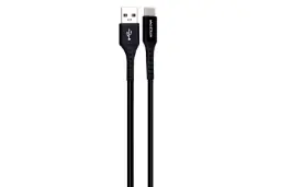 کابل شارژ USB کینگ استار Type-A به Type-C مدل K65C با طول 1.2 متر رنگ مشکی