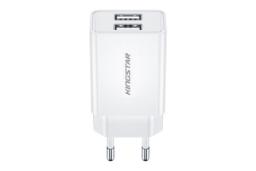 نمای کلی شارژر دیواری دو پورت کینگ‌استار مدل-Kingstar KW132