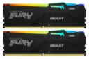 رم کینگستون Kingston FURY Beast RGB 64GB (2x32) DDR5-5600 CL40