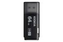 رنگ مشکی فلش مموری کیوکسیا Kioxia TransMemory U301 64GB USB 3.2