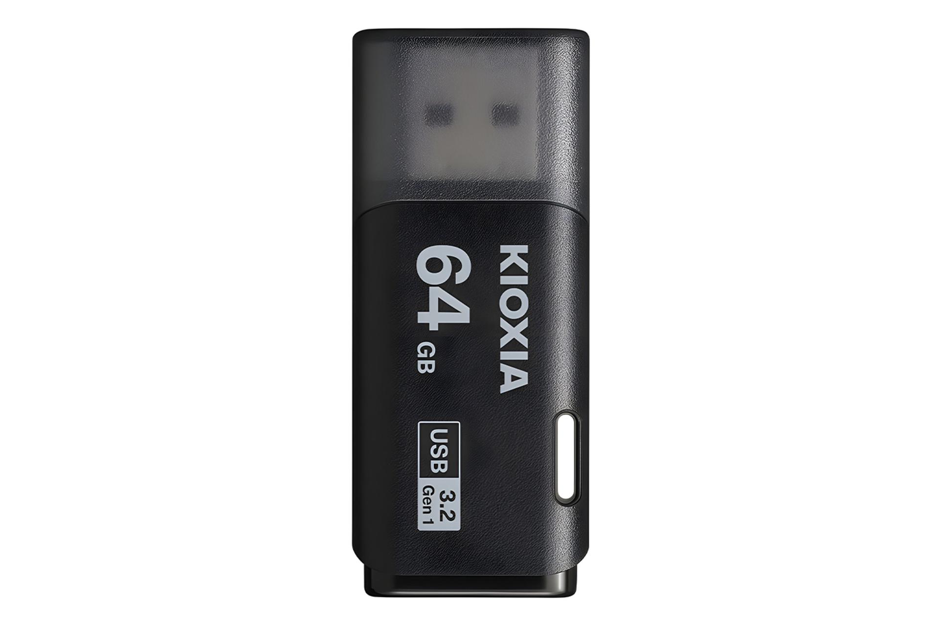 رنگ مشکی فلش مموری کیوکسیا Kioxia TransMemory U301 64GB USB 3.2