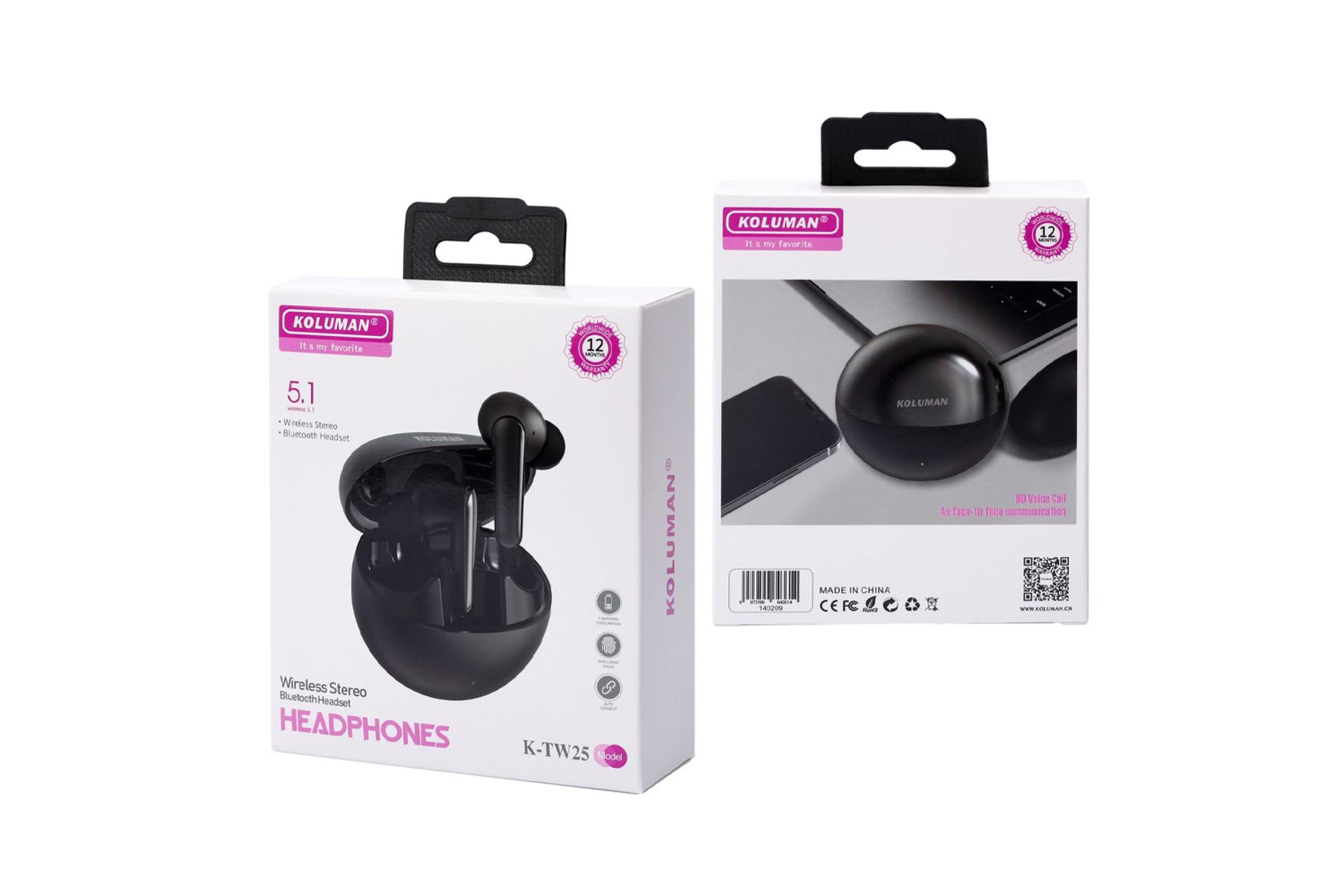 جعبه هدفون کلومن K-TW25