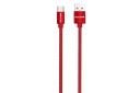 کابل شارژ USB کلومن Type-A به Type-C مدل KD-34 با طول 1 متر قرمز